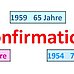 Plakat Jubelkonfirmation 2024 mit 50, 60, 65, 70 und 75 jähriger Konfirmation